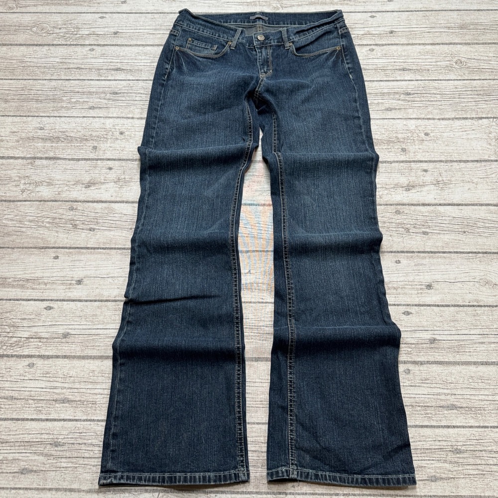 Y2K Jacob Jeans Women's 30 Blue Dark Wash Denim Bootcut Leg Relaxed Fit Workwear